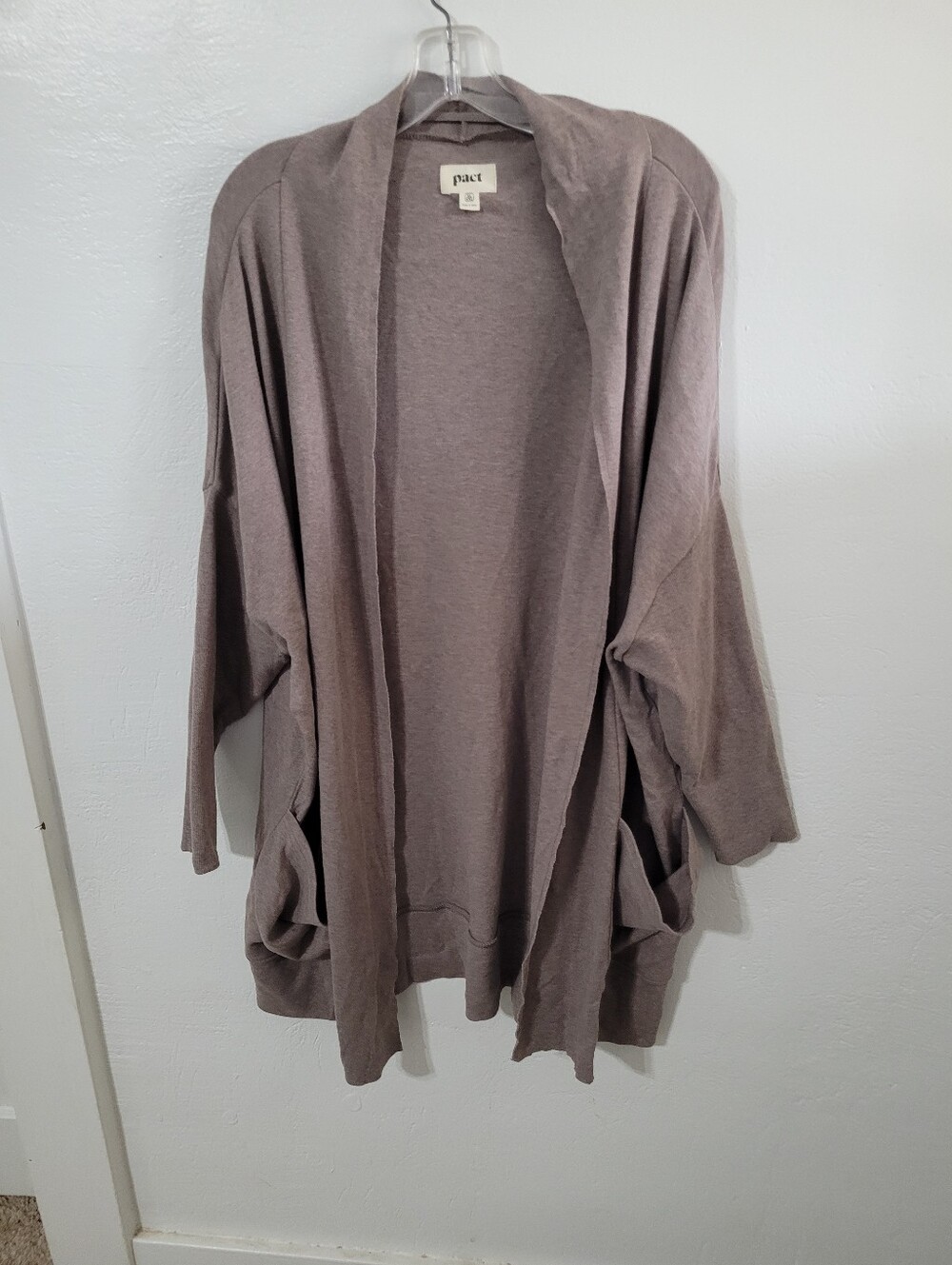 Pact Airplane wrap cardigan organic cotton XL/XXL